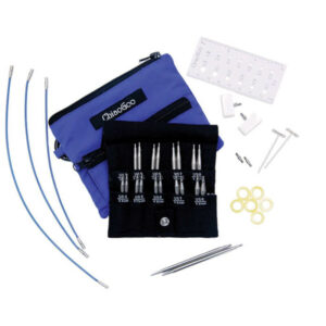 ChiaoGoo Twist Shorties Interchangeable Blue Case